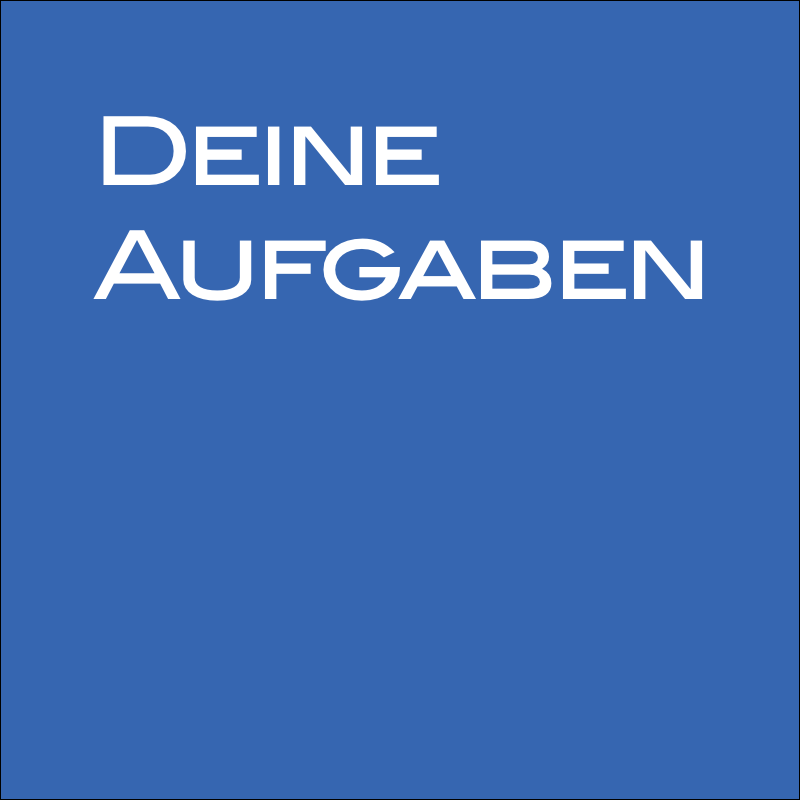 Deine Aufgaben